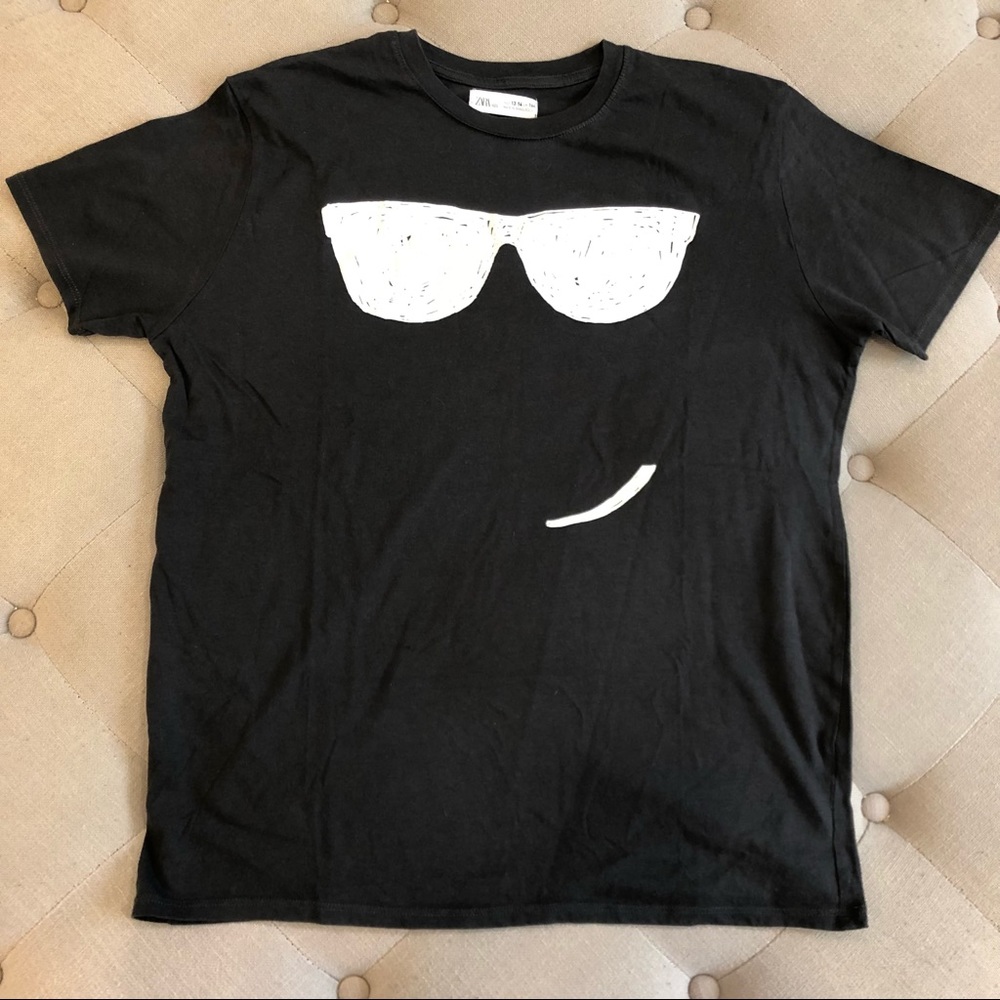Zara Kids Cool Shades T-Shirt Sz 13/14